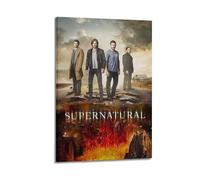 Supernatural Season 12 Poster Poster Toile Impression Salon Maison Art Esthétique Peinture Suspendue, Nouveau Cadeau Maison Décoration Moderne Chambre 24 x 36 pouces (60 x 90 cm)