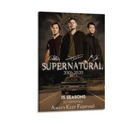 Supernatural Season 15 Toile Art Poster Impression sur Toile Salon Maison Art Esthétique Peinture Suspendue, Nouveau Cadeau Maison Décoration Moderne Chambre 20 x 30 pouces (50 x 75 cm)