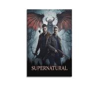 Supernatural Season 16 TV Art Poster Poster Impression sur toile Salon Maison Art esthétique Peinture suspendue Nouveau Cadeau Maison Décoration Moderne Chambre 12 x 18 pouces (30 x 45 cm)