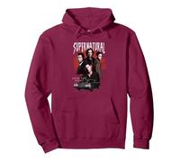 Supernatural The Family Buisness Halloween Sweat à Capuche, Unisexe pour Adultes, Marron, L