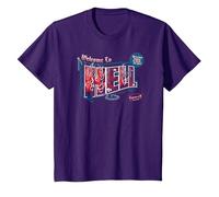 Supernatural Welcome T-Shirt, Enfant, Violet, 4 Ans