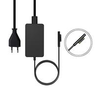 SUPERNIGHT Chargeur pour Surface Pro 65W 15V 4A Adaptateur d'alimentation pour Windows Tablet Surface Book 2, Surface Pro 3 4 5 6 7, Surface Laptop, avec Port de Charge USB 5 V 1A