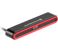 Supernova Feu arrière pour vélo électrique TL3 MAX, E-25, feu stop noir, montage sur le porte-bagages, 12V, 50mm