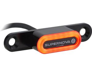 Supernova Lampe Arrière à LED TL3 Mini LED pour Porte-Bagages (StVZO) noir universal