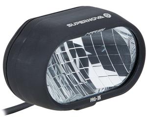 Supernova Lampe Avant à LED M99 Mini Pro-25 E-Bike (StVZO) noir 1500 Lumen