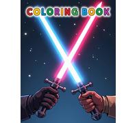 Supernova Wars Coloring Book: Stunning Galaxy Illustrations for Adults and Kids Including Big and Bold Designs of Cosmic World, Starships and Planets for Creative Fans