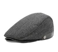 Superora Homme Béret Plate Retro Chapeau Réglable Hiver,Doublure Matelassée | Casquette Souples à Visière,Newsboy,Gatsby,Vintage Flat Cap,le quotidien et les loisirs