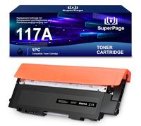 Superpage 117A W2070A Compatible pour HP 117A W2070A Toner pour HP Color Laser MFP 150a 150nw 150w Color Laser 178nw 179fnw 178nwg 179fwg Laser imprimantes,1xNoir,1 Packung Drucke 1000 Pages