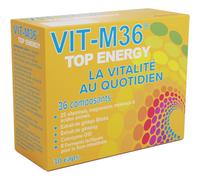 Superphar Vit-M36 Top Energy La Vitalité Au Quotidien 30 Capsules