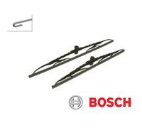 Bosch Twin 531 - Jeu de 2 Balais d'essuie-glaces de Remplacement Avant - Livrés avec Adaptateur Quick-Clip Pré-Assemblé - 530 mm / 450 mm
