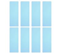 Superposition bleue pour la dyslexie : bandes de lecture bleues - 8 marque-pages colorés pour réduire le stress visuel, fournitures pédagogiques idéales pour une utilisation en classe (bleu ciel)