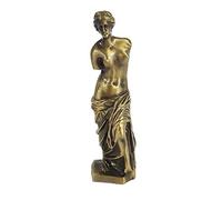 SUPERPOWER® Statue en métal vintage en bronze de 19,1 cm, modèle Vénus de Milo, mythologie grecque romaine, déesse de l'amour, figurines de collection, artisanat, décoration de bureau, souvenir