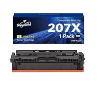Superprint Cartouche de toner 207X de grande capacité compatible avec HP W2210X 207X pour Color Laserjet Pro M255dw MFP M282nw M283cdw M283fdw (noir)
