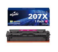 Superprint Cartouche de toner 207X de grande capacité compatible avec HP W2210X 207X pour Color Laserjet Pro M255dw MFP M282nw M283cdw M283fdw (magenta)