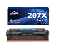 Superprint Cartouche de toner 207X grande capacité compatible avec HP W2210X 207X pour Color Laserjet Pro M255dw MFP M282nw M283cdw M283fdw (cyan)