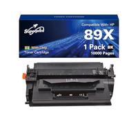 Superprint Cartouche de toner avec puce compatible avec toner HP 89X, 1 noir