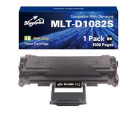 Superprint D108S D1082S Cartouche d'impression avec puce Noir Compatible avec Samsung MLT-D108S MLT-D1082S Toner pour ML-1640 ML-1640XSA ML-1641 ML-1645 ML-2240 ML-2241