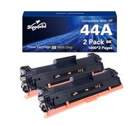 Superprint Lot de 2 cartouches de toner 44A avec puce - Compatibles avec HP 44A CF244A - Noir - Pour imprimantes Laserjet Pro M15a M15w M15 M16 MFP M28a M28w M28 M29