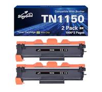 Superprint TN-1150 Lot de 2 cartouches de toner compatibles avec Brother TN1150 pour HL-L1240W HL-1242W HL-1242WXL DCP-L1640W DCP-1642W DCP-1642WXL DCP-L1660W