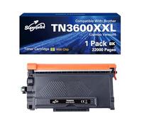 Superprint TN3600XXL Cartouche de toner noire compatible avec Brother TN-3600 pour HL-L5210DN L5210DW L6210DW L6410DN, DCP-L5510DW, MFC-L5710DN L5710DW L6710DW L6910DN EX910 (Jumbo, 220000XXL) pages)