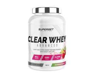 Superset Nutrition | 100% Clear Whey Advanced (900g) | Clear whey | Isolat de lactosérum au goût intensément fruité ! - Raspberry Mojito