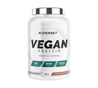 Superset Nutrition - 100% Vegan Protein (900g) - Mix de protéines végétales - A base de Pois, Riz, Coco et Citrouille + Vitamine B12 - La meilleure alternative à la whey classique - Chocolat Noisette