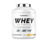 Superset Nutrition - 100% Whey Proteine Advanced (2kg) - 74% de protéines - Isolat + Concentrat + Hydrolysat, Digestion optimisée, Riche en BCAA et en glutamine - Banana Split