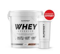 Superset Nutrition | 100% Whey Proteine Advanced (4kg) Chocolat - Shaker Offert | Whey protéine ultrafiltrée
