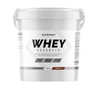Superset Nutrition | 100% Whey Proteine Advanced (4kg) | Whey protéine | Pure Whey ultra-filtrée : 3 sources de protéines de haute qualité avec absorption rapide - Chocolat