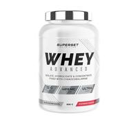 Superset Nutrition - 100% Whey Proteine Advanced (900g) - 74% de protéines - Isolat + Concentrat + Hydrolysat, Digestion optimisée, Riche en BCAA et en glutamine - Fraise Yogourt