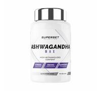 Superset Nutrition | Ashwagandha Max (120 Caps) | Ashwagandha | Moins de cortisol = meilleure récupération + performances optimisées