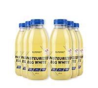 Superset Nutrition | Blancs D'œufs Pasteurisés (6x480ml) | Blancs d'œuf liquides | 54g de protéines, soit 16 blancs d'œufs par bouteille