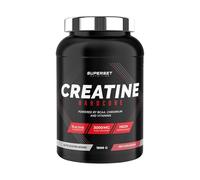 Superset Nutrition - Creatine Hardcore (1,5kg) - Poudre soluble - 3g de créatine monohydrate par dose, BCAA, Glucides - Récupération optimale et puissance - Adaptée aux sports intenses - Red Explosion