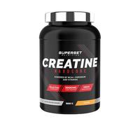 Superset Nutrition - Creatine Hardcore (1,5kg) - Poudre soluble - 3g de créatine monohydrate par dose, BCAA, Glucides - Récupération optimale et puissance - Adaptée aux sports intenses - Orange