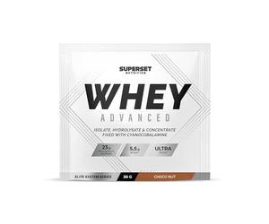 Superset Nutrition | échantillon 100% Whey Proteine Advanced (30g) | Whey protéine | Protéine gourmande et de qualité - Choco-Nut