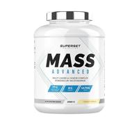Superset Nutrition - Mass Advanced (2,5kg) - Gainer - Favorise le gain de masse musculaire et la récupération, apport important en calories + Vitamines - Énergie et digestion améliorées - Vanille