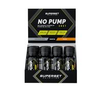 Superset Nutrition - No Pump Shot (12x60ml) - PreWorkout en solution buvable pour une absorbtion optimale - Formule spéciale pour entraînements intenses ! - Orange