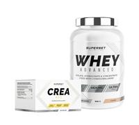 Superset Nutrition | Programme Prise De Muscle Sec Avancé - 100% Whey Proteine Advanced 900g Cookies - Créa Max | Maximise le volume musculaire et booste la prise de force en 4 semaines