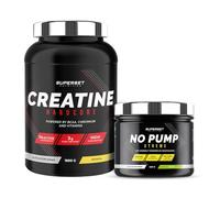 Superset Nutrition | Programme Volume Et Force - Créatine Hardcore - No Pump Xtreme | Augmente le volume musculaire et donne plus d'intensité lors de l'entraînement.