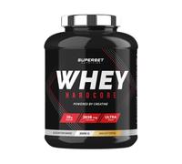 Superset Nutrition - Whey Hardcore (2kg) - Combo explosif de Whey, Créatine et Taurine Zinc et Vitamine D3 - Plus d'intensité dans les entraînements, Digestion optimisée - Toffee Biscuit