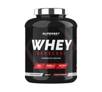 Superset Nutrition - Whey Hardcore (2kg) - Combo explosif de Whey, Créatine et Taurine Zinc et Vitamine D3 - Plus d'intensité dans les entraînements, Digestion optimisée - Brownie