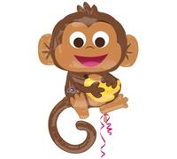 SuperShape Ballon gonflable « Singe » 63 x 91 cm