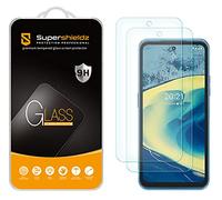 Supershieldz Lot de 2 films protecteurs d'écran en verre trempé pour Nokia XR20, anti-rayures, sans bulles