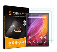 Supershieldz Lot de 2 films protecteurs d'écran pour tablette Dragon Touch K10 et bloc-notes K10 10,1" (verre trempé) anti-rayures, sans bulles