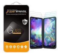 Supershieldz Lot de 3 Films protecteurs d'écran en Verre trempé pour LG G8X ThinQ 3 Films protecteurs d'écran en Pet Anti-Rayures et sans Bulles