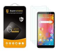 Supershieldz Lot de 3 protections d'écran en verre trempé pour Boost Mobile Bounce 4G, anti-rayures, sans bulles