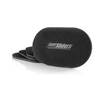 SuperSliders 4766595N Lot de 4 déménageurs réutilisables XL pour Moquette Noir