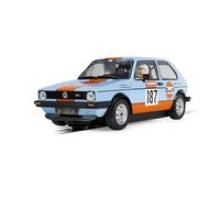 Superslot H4609 Volkswagen Golf Gti - Édition Gulf, voiture pour circuit de course - Street & Rally à partir de 3 ans