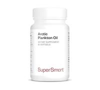 SuperSmart - Arctic Plankton - Huile de Calanus (Origine Zooplanctonique) - Acides Gras Oméga 3 (EPA, DHA et SDA) - Brule Graisse | Sans OGM - 60 Softgels
