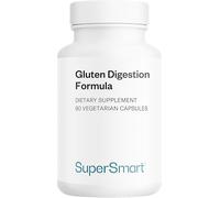 SuperSmart - Gluten Digestion Formula - Intolérance au Gluten - Contient des Enzymes contre la Protéines du Gluten - Contribue à mieux Supporter le Gluten | Sans OGM - 60 Capsules Végétariennes